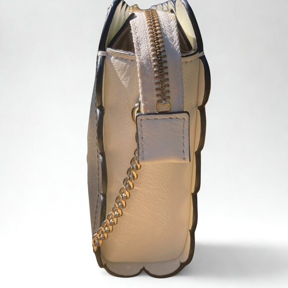 [NEW] TALBOTS PLANO SCALLOPED-LEATHER CROSSBODY BAG - Picture 4 of 13